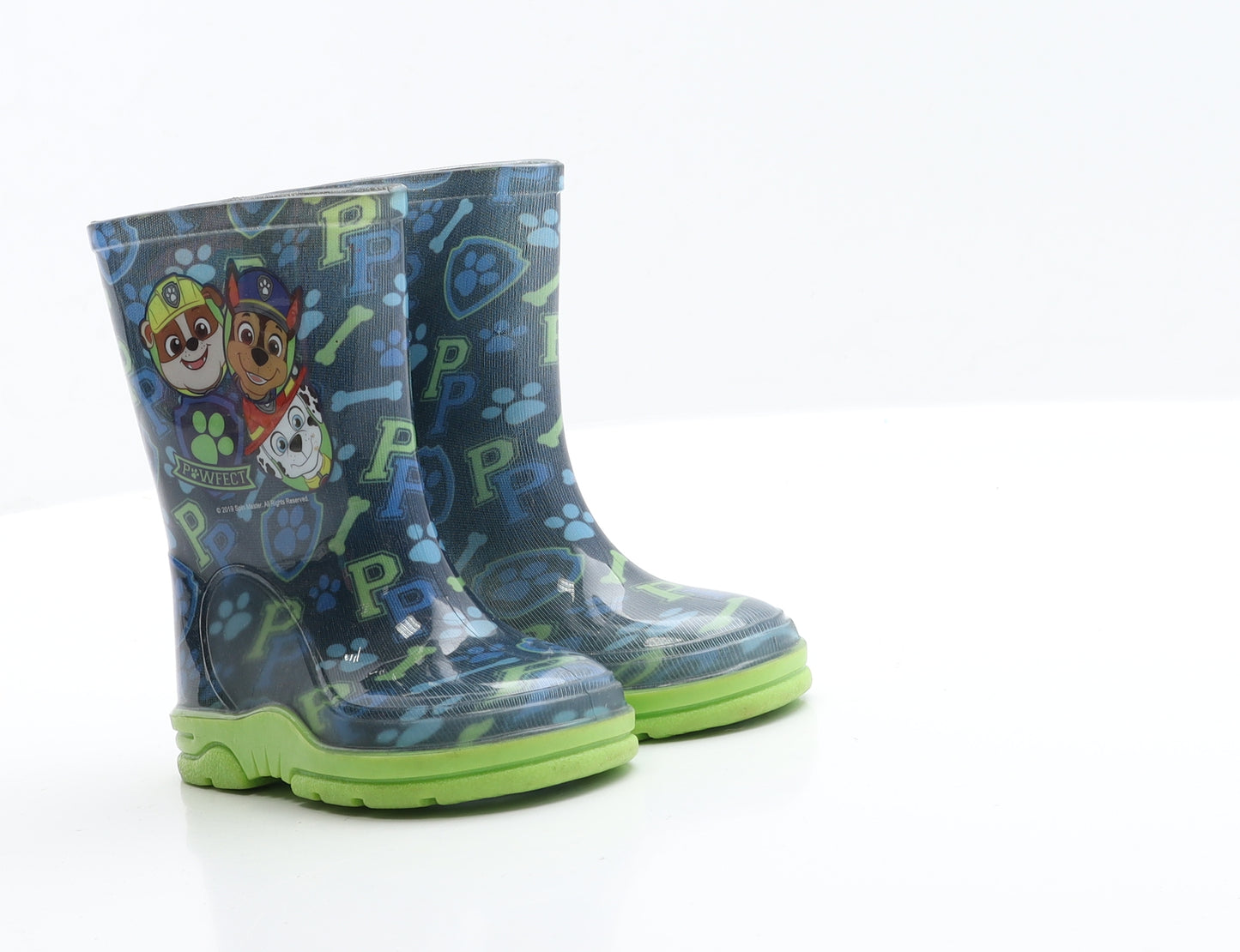 Paw Patrol Boys Blue  Rubber Wellies Boot 5   - Paw Patrol