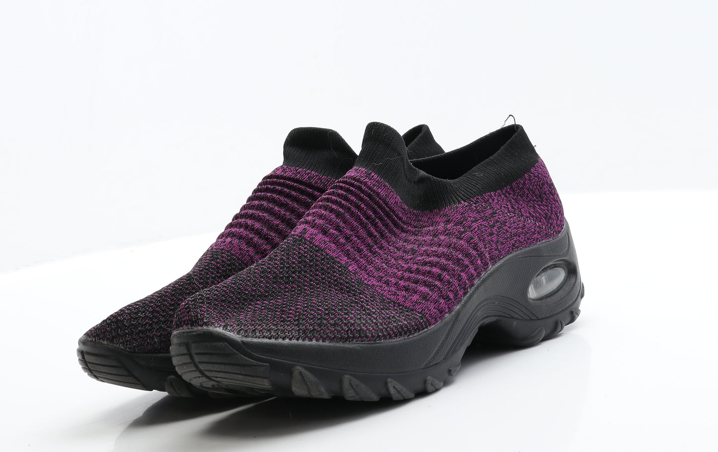 Preworn Womens Purple  Polyester Trainer Casual 8 41