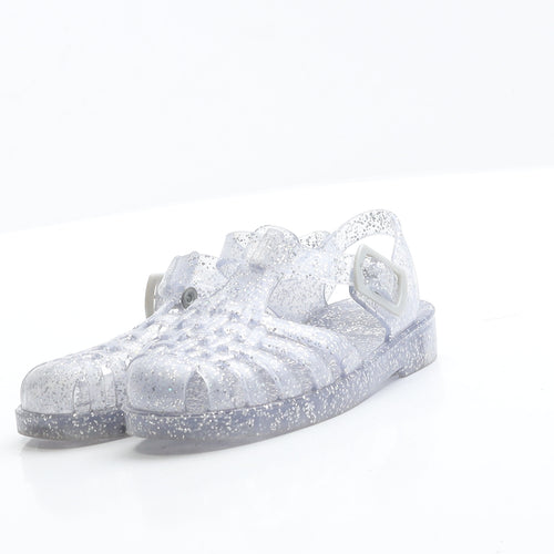 George Girls Clear  Rubber Slingback Sandal 7