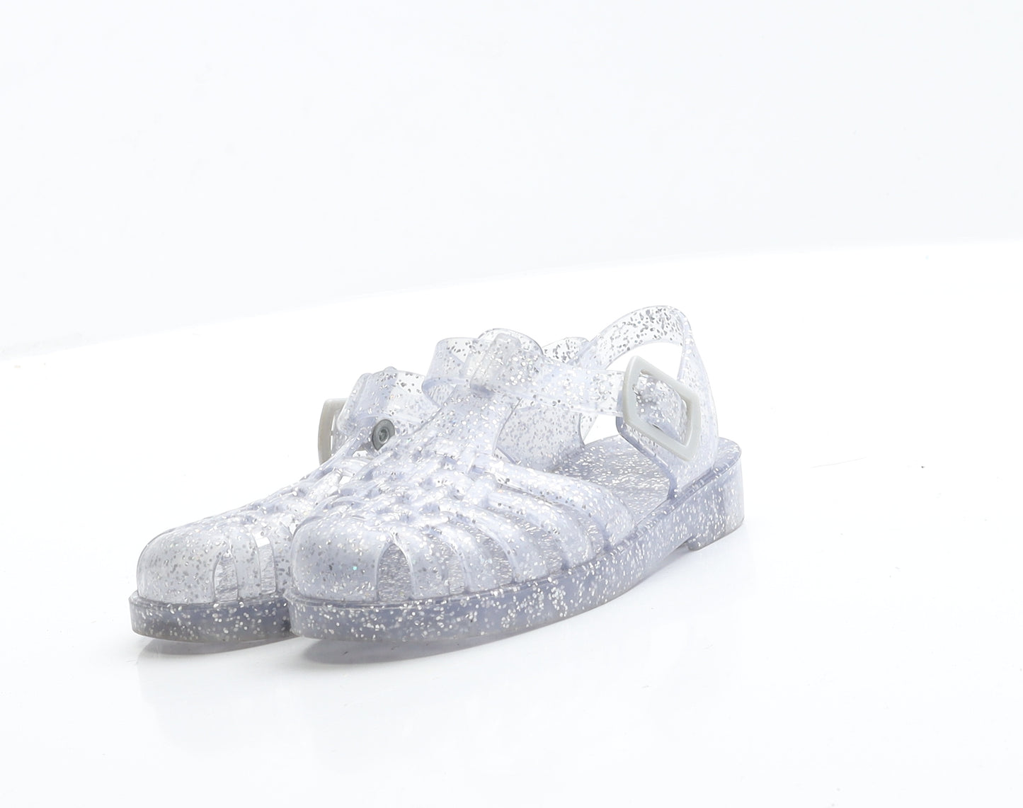 George Girls Clear  Rubber Slingback Sandal 7