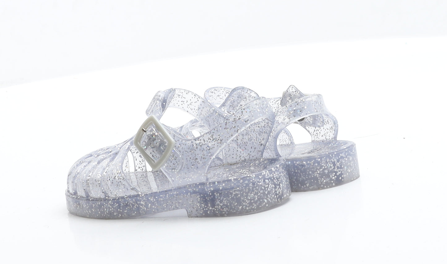 George Girls Clear  Rubber Slingback Sandal 7