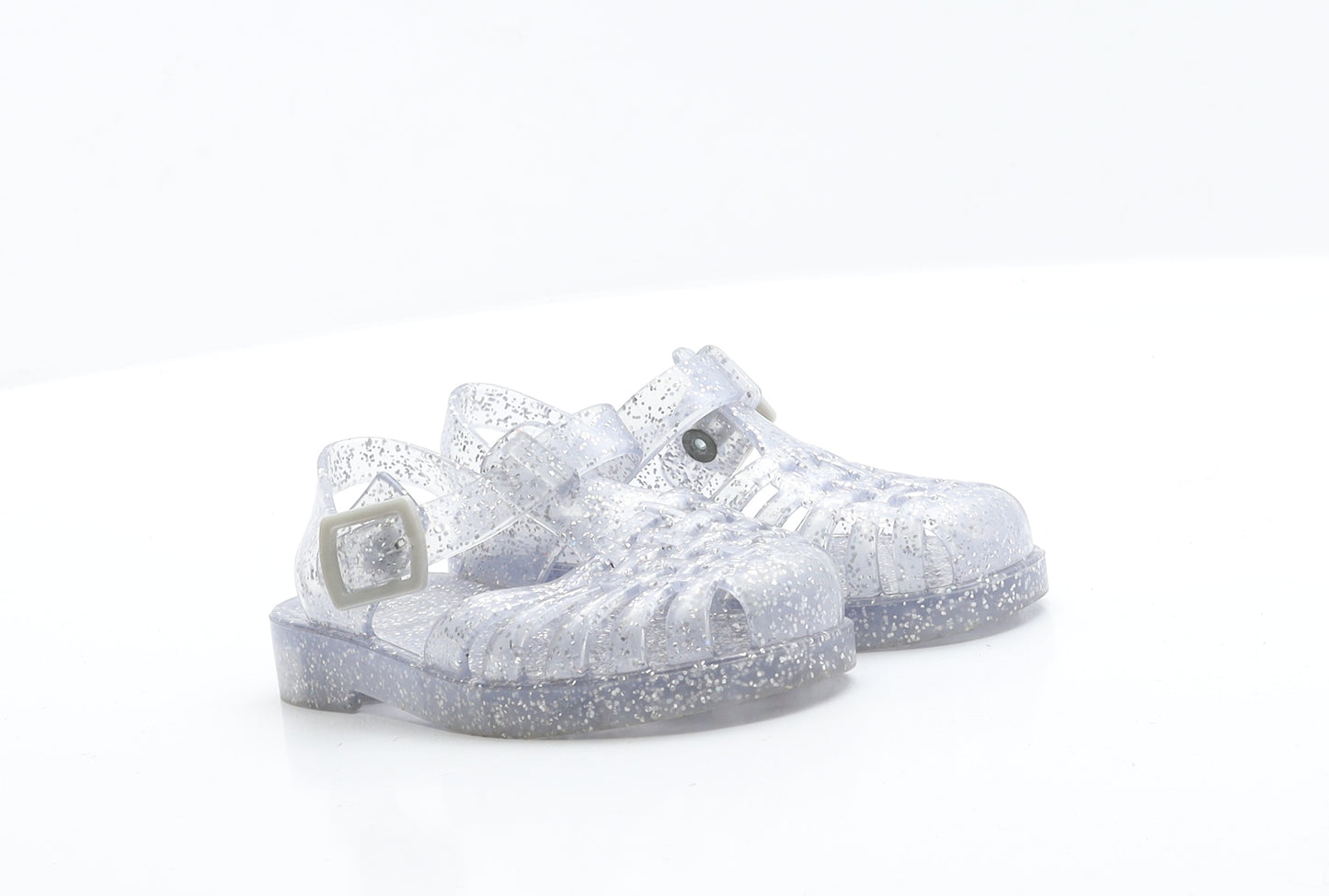 George Girls Clear  Rubber Slingback Sandal 7