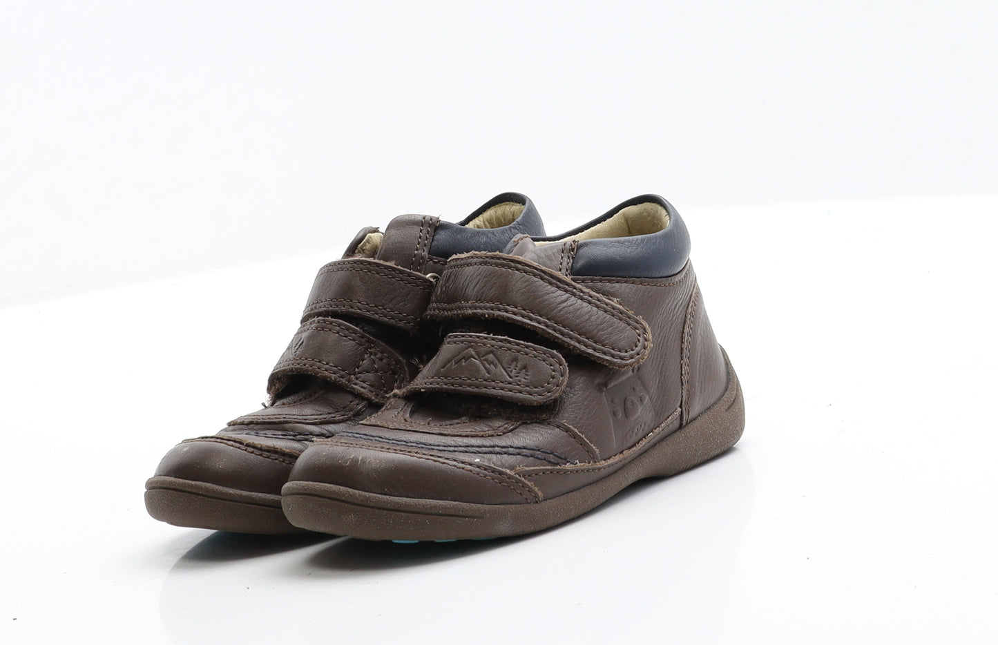 Start-Rite Boys Brown  Faux Leather Boat Shoe Boot 6.5 EUR 23