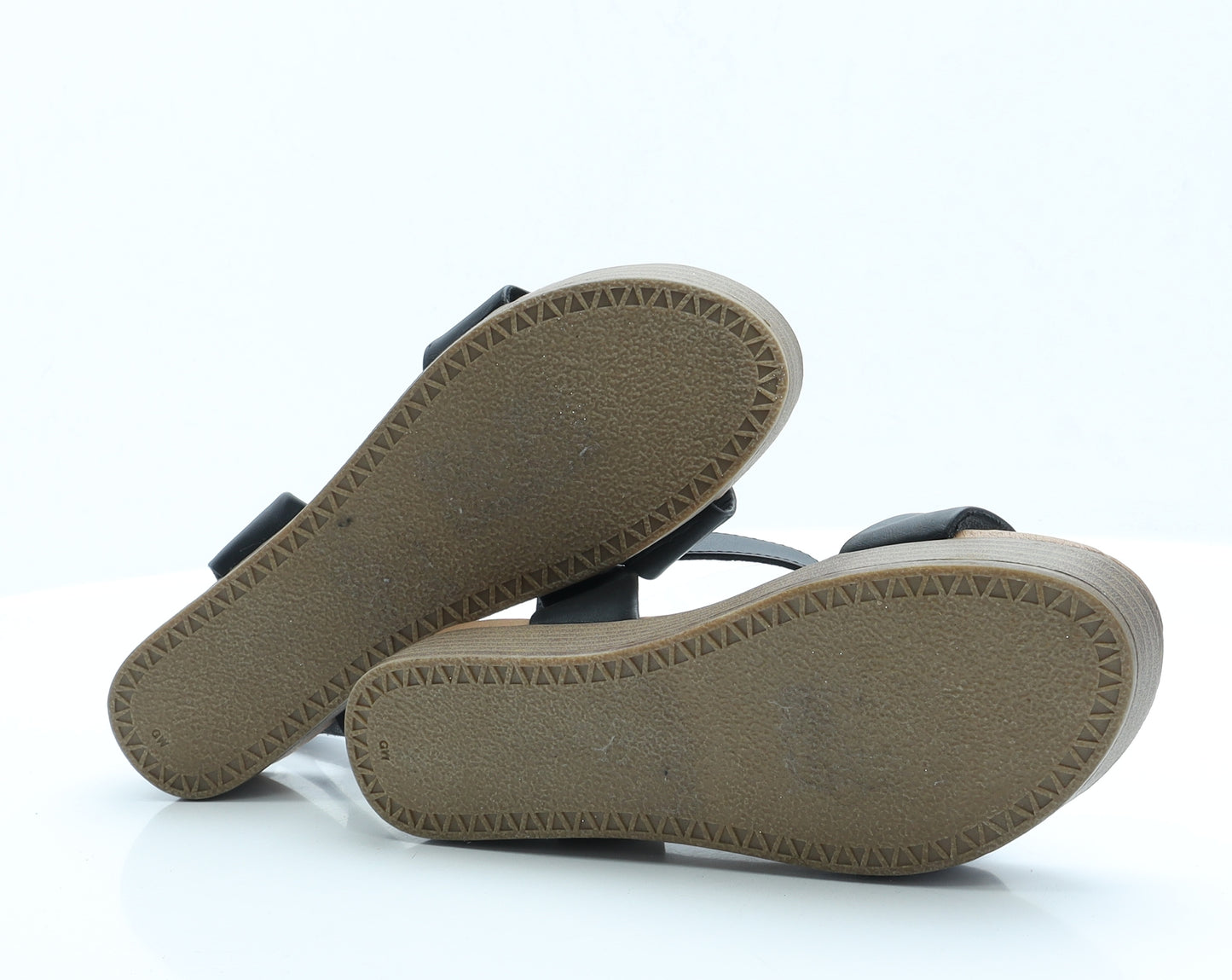 New Look Womens Black  Polyester Strappy Sandal 6 39