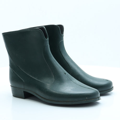 Sarra Zienne Womens Green  Rubber Wellies Boot 8 EUR 42