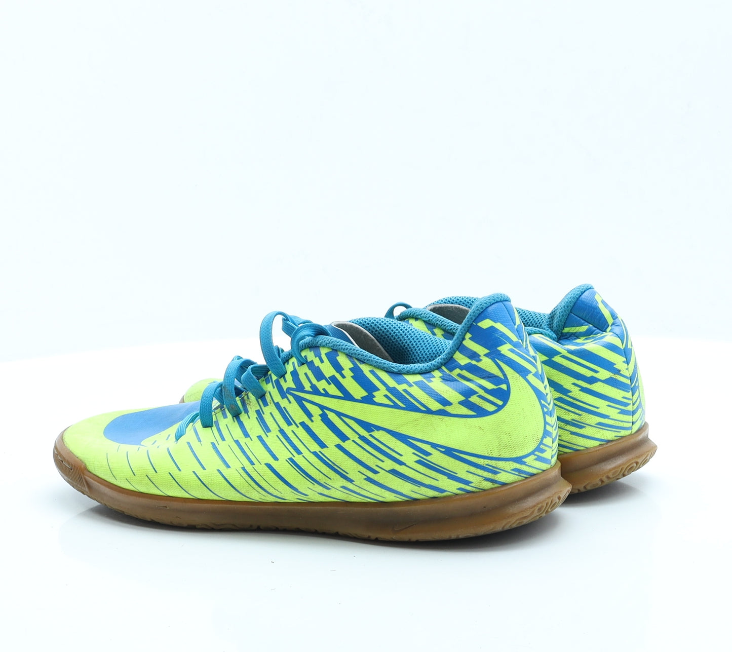Nike Mens Green Geometric Polyester Trainer Casual 8 EUR 42.5 US 9