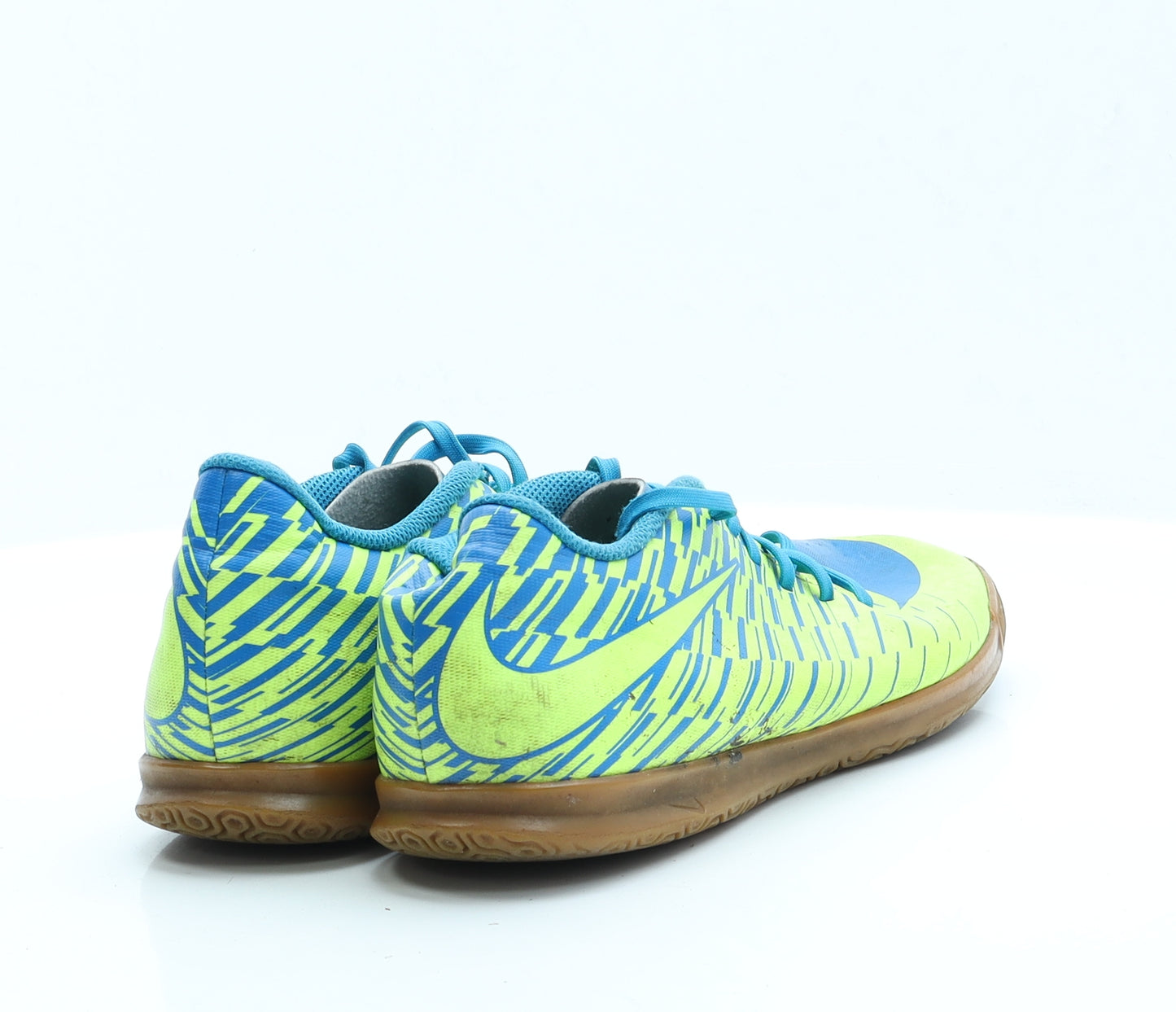 Nike Mens Green Geometric Polyester Trainer Casual 8 EUR 42.5 US 9