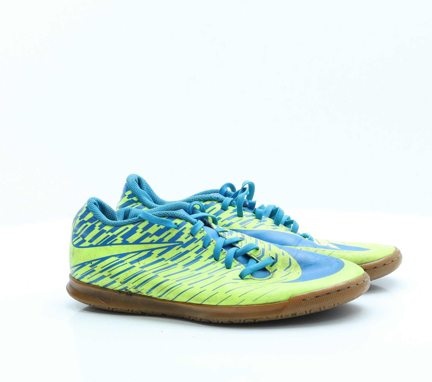Nike Mens Green Geometric Polyester Trainer Casual 8 EUR 42.5 US 9