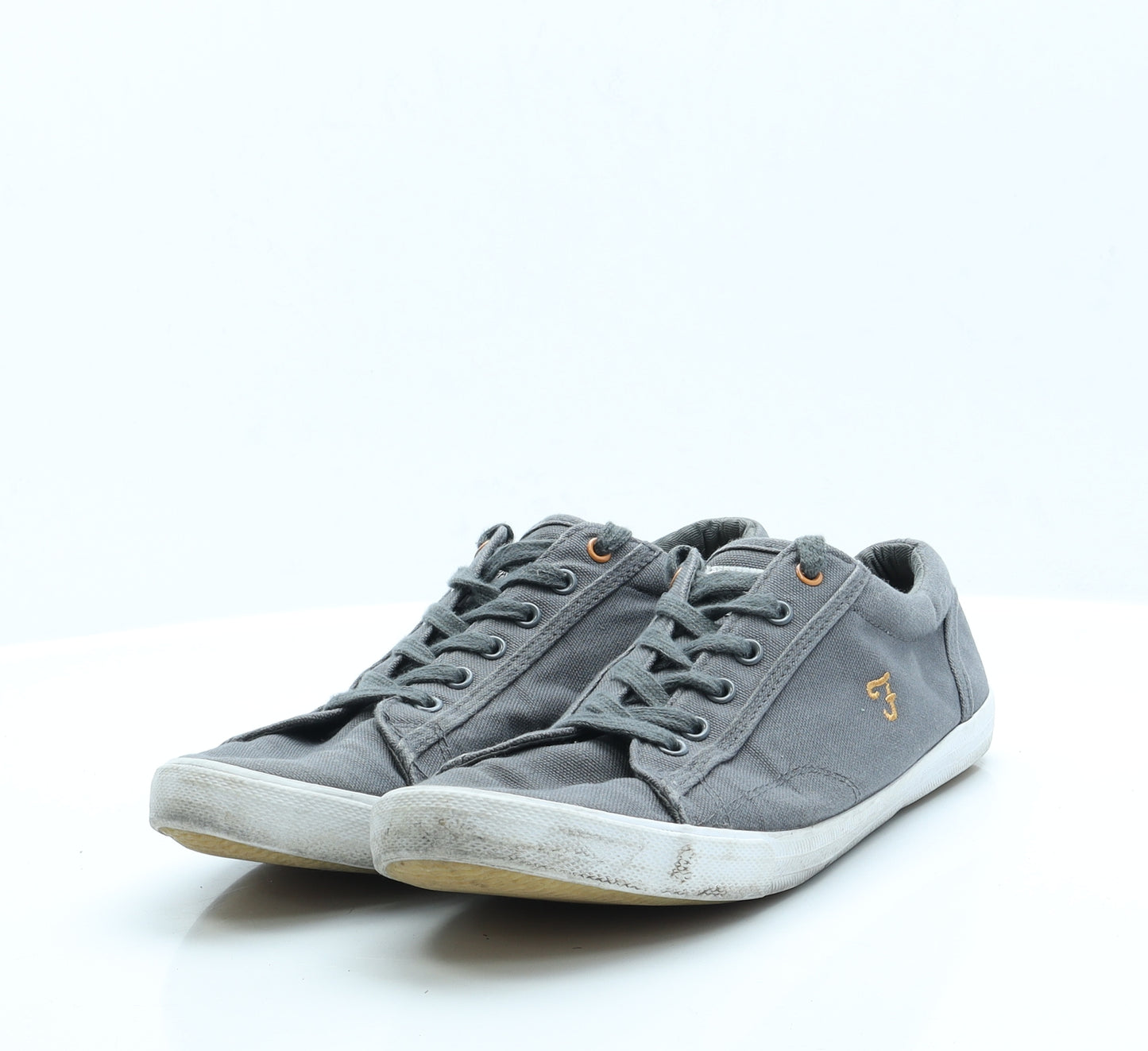 Farah Mens Grey  Fabric Trainer Casual 9 EUR 43
