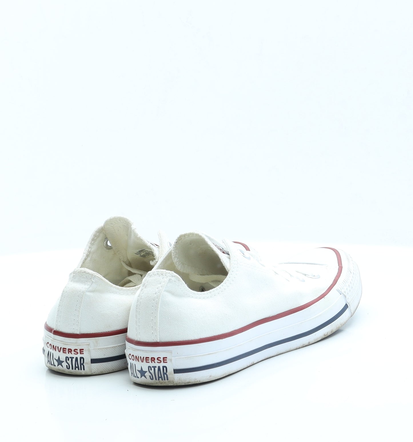 Converse Womens White  Fabric Trainer Flat 5 37.5 7