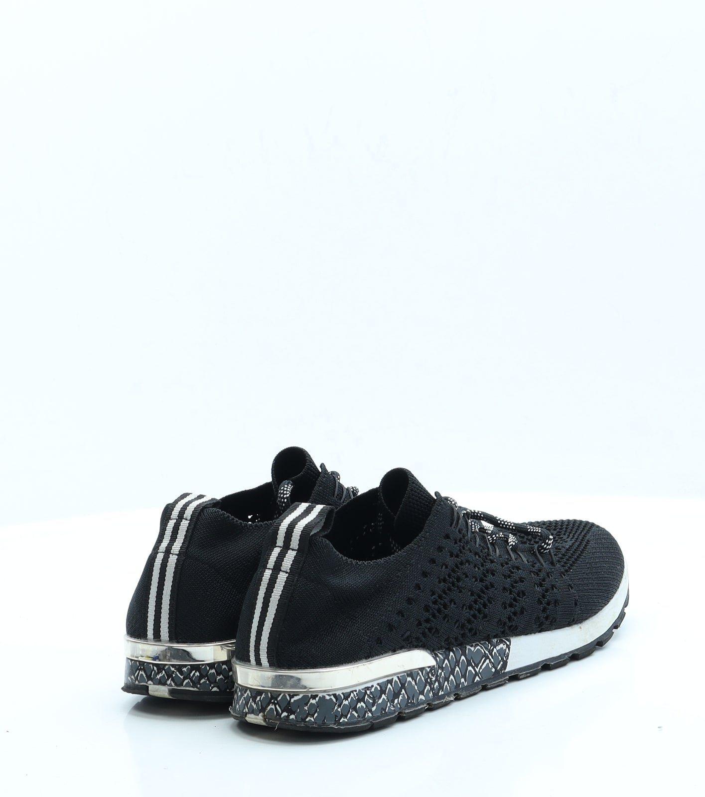 Girls Collection Girls Black  Polyester Trainer  3 EUR 36