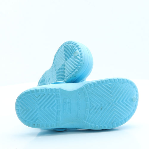 Preworn Boys Blue  Rubber Slip On Sandal 13 EUR 32