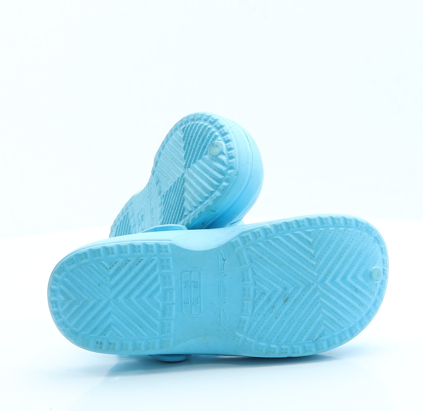 Preworn Boys Blue  Rubber Slip On Sandal 13 EUR 32