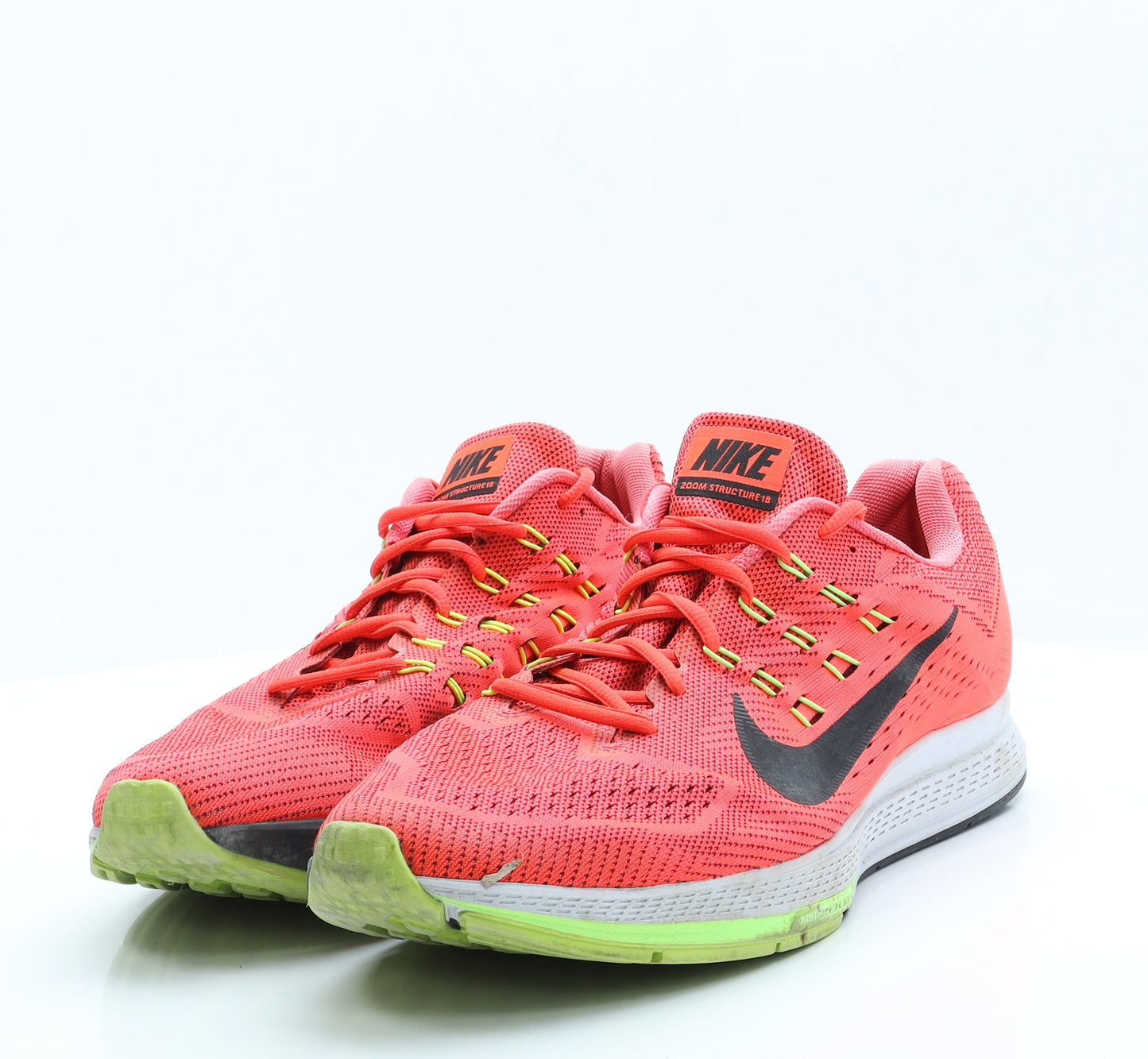 Nike Mens Pink  Polyester Trainer Casual 13 EUR 48.5 US 14