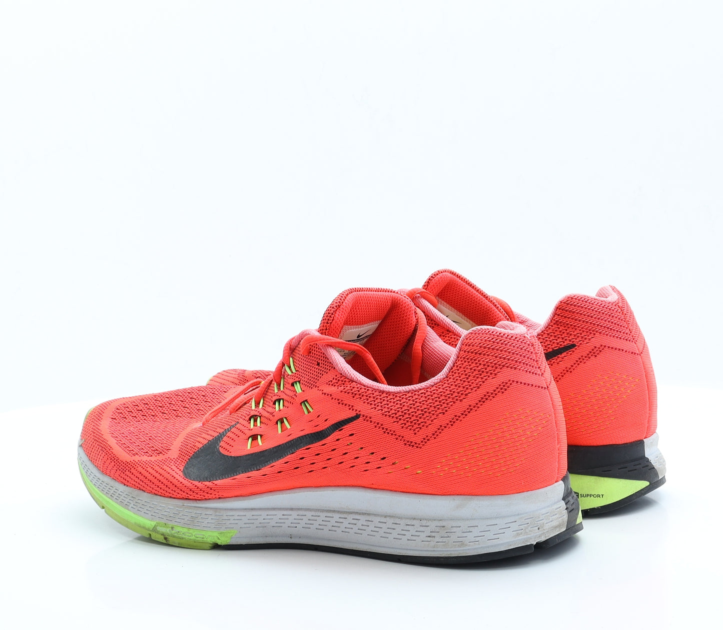 Nike Mens Pink  Polyester Trainer Casual 13 EUR 48.5 US 14