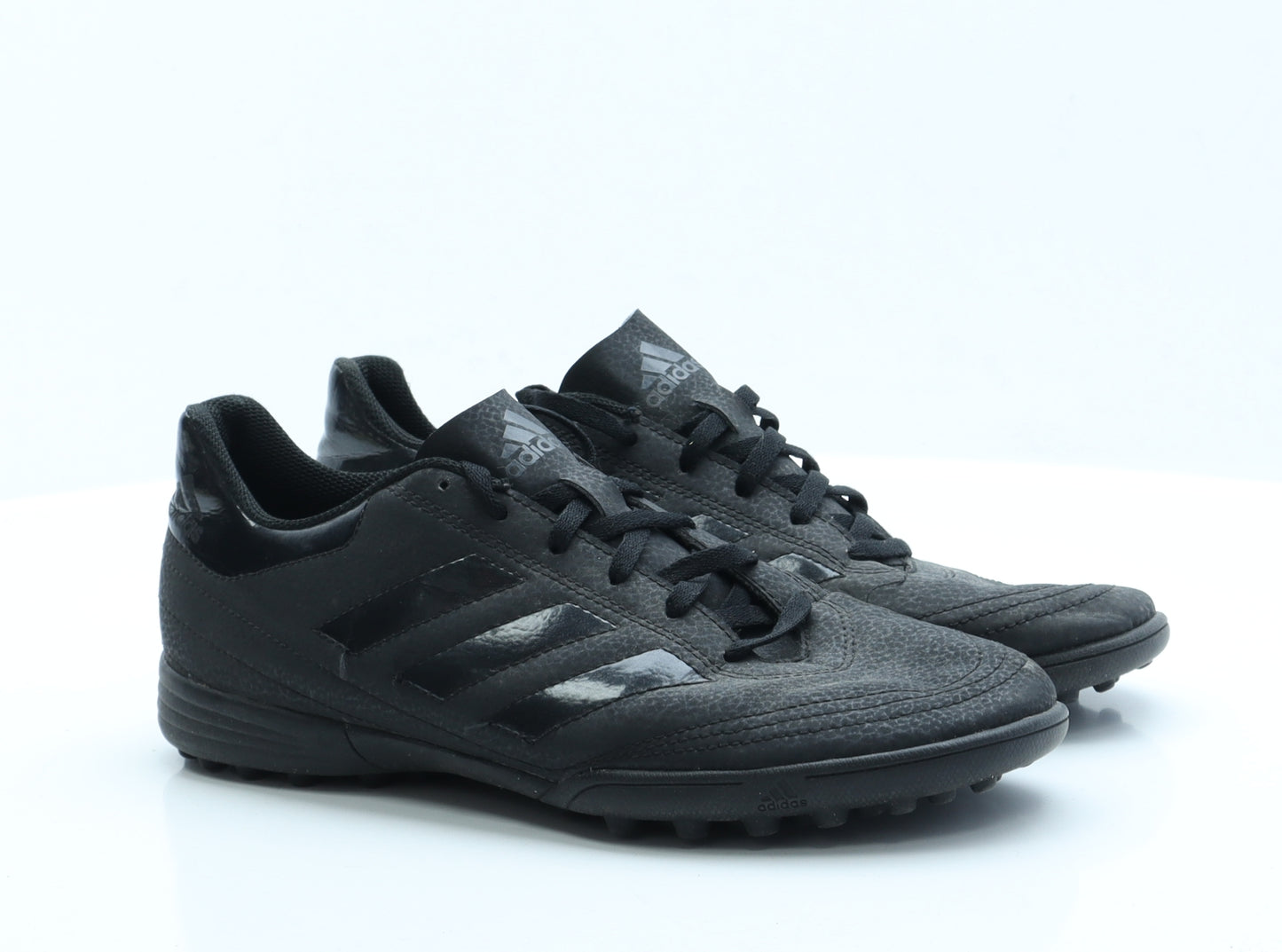 adidas Mens Black Striped Polyester Trainer Casual 8