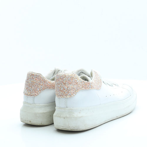 Preworn Womens Ivory  Polyester Trainer Casual 3 36