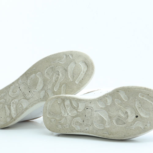 Preworn Womens Ivory  Polyester Trainer Casual 3 36