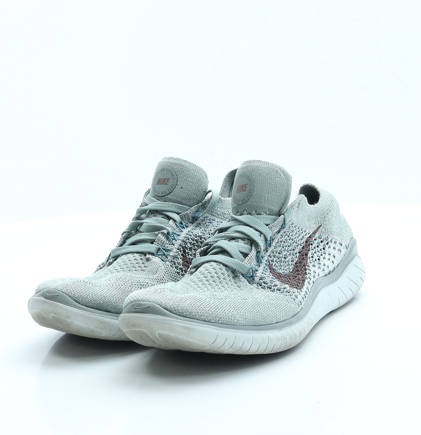 Nike Womens Blue  Polyester Trainer Casual 4.5 38 7