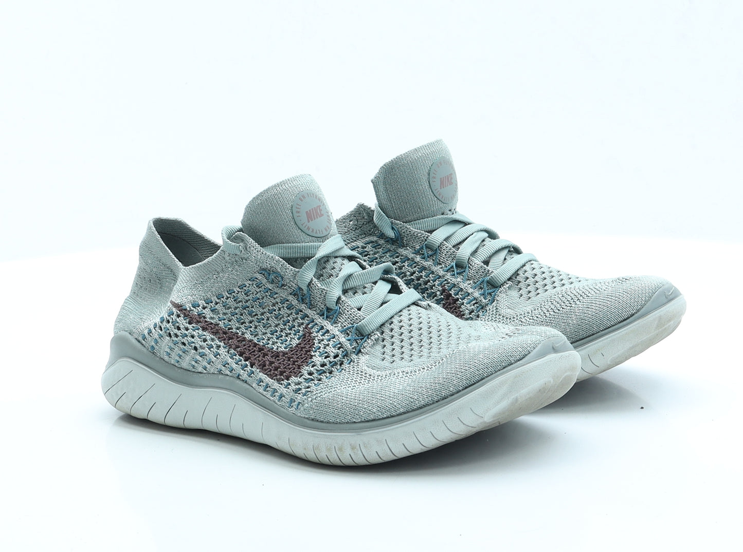 Nike Womens Blue  Polyester Trainer Casual 4.5 38 7