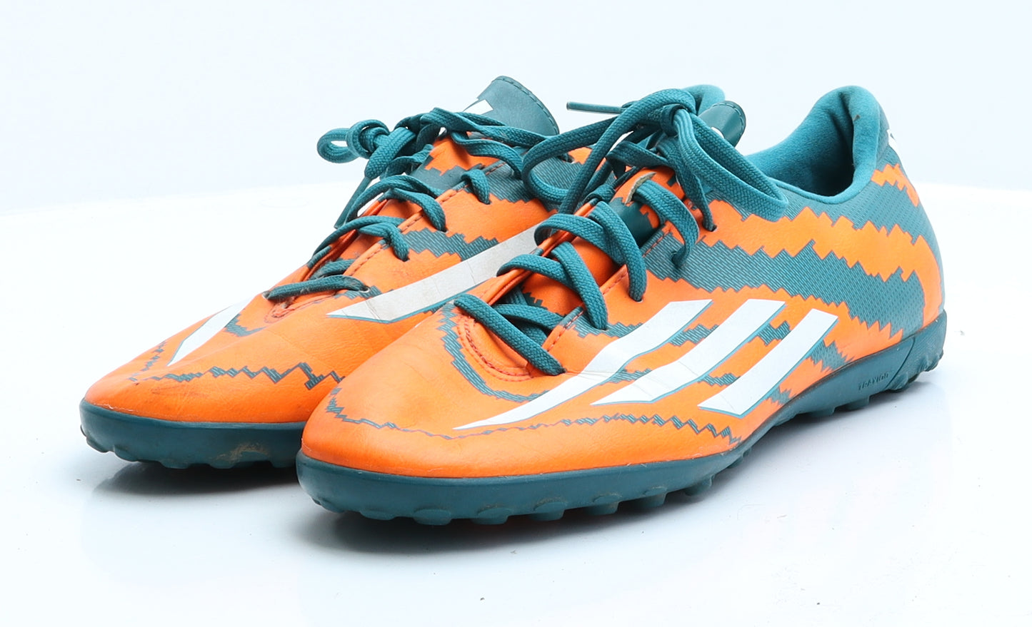 adidas Mens Multicoloured  Faux Leather Trainer  10 EUR 44