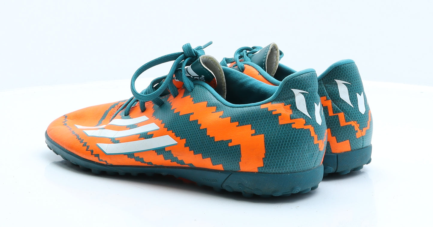 adidas Mens Multicoloured  Faux Leather Trainer  10 EUR 44