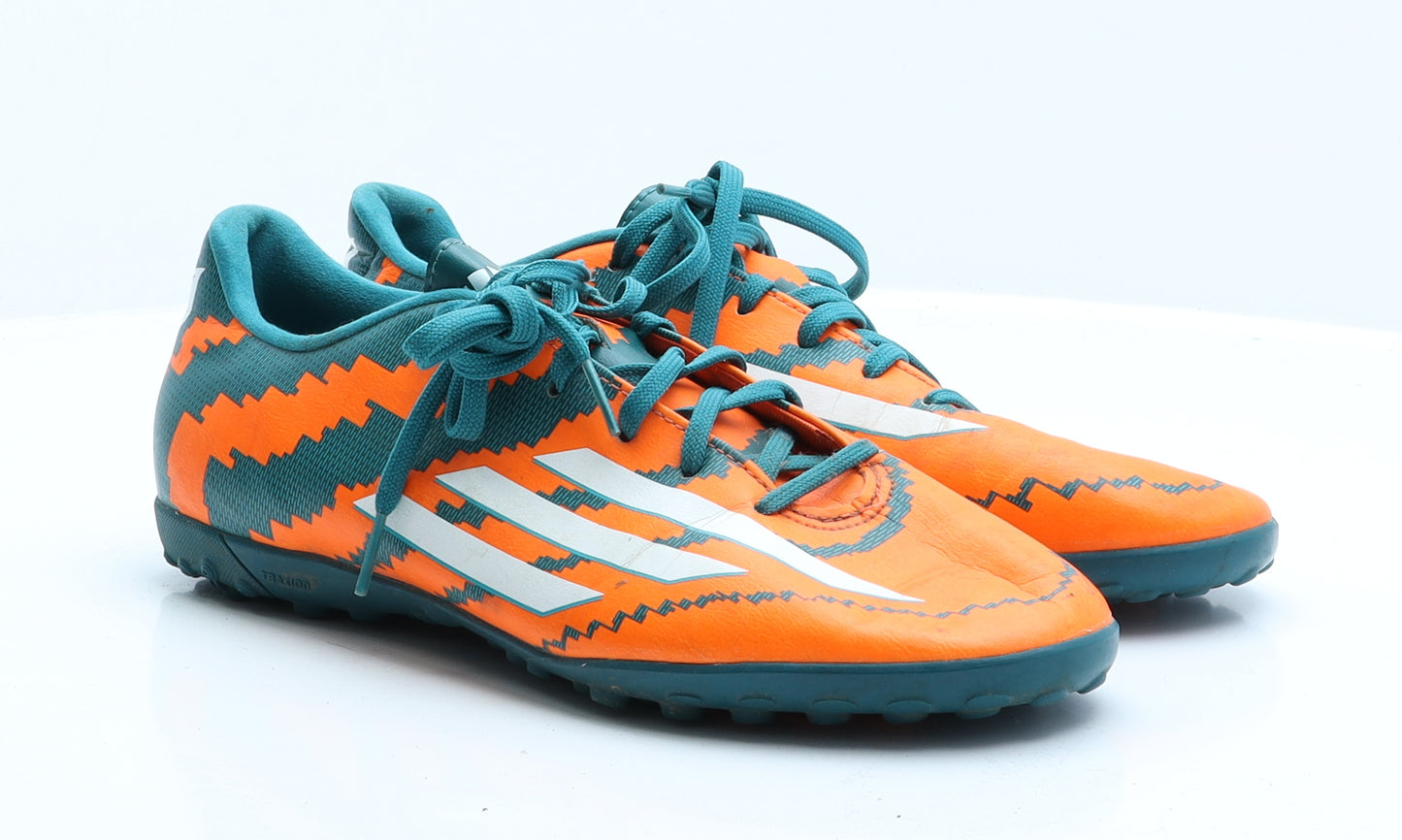 adidas Mens Multicoloured  Faux Leather Trainer  10 EUR 44