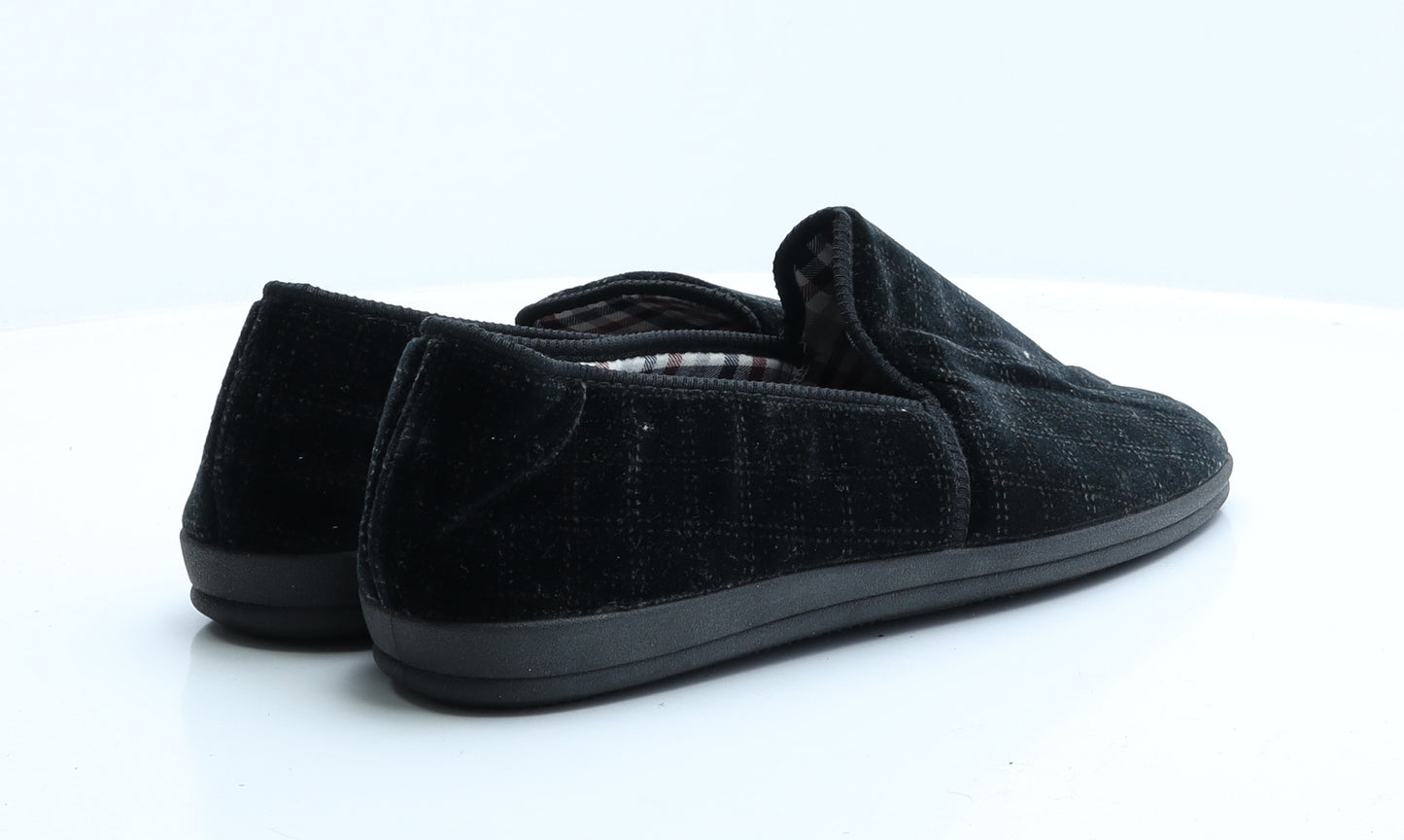 Marks and Spencer Mens Black  Polyester Flat Slipper 11 EUR 44