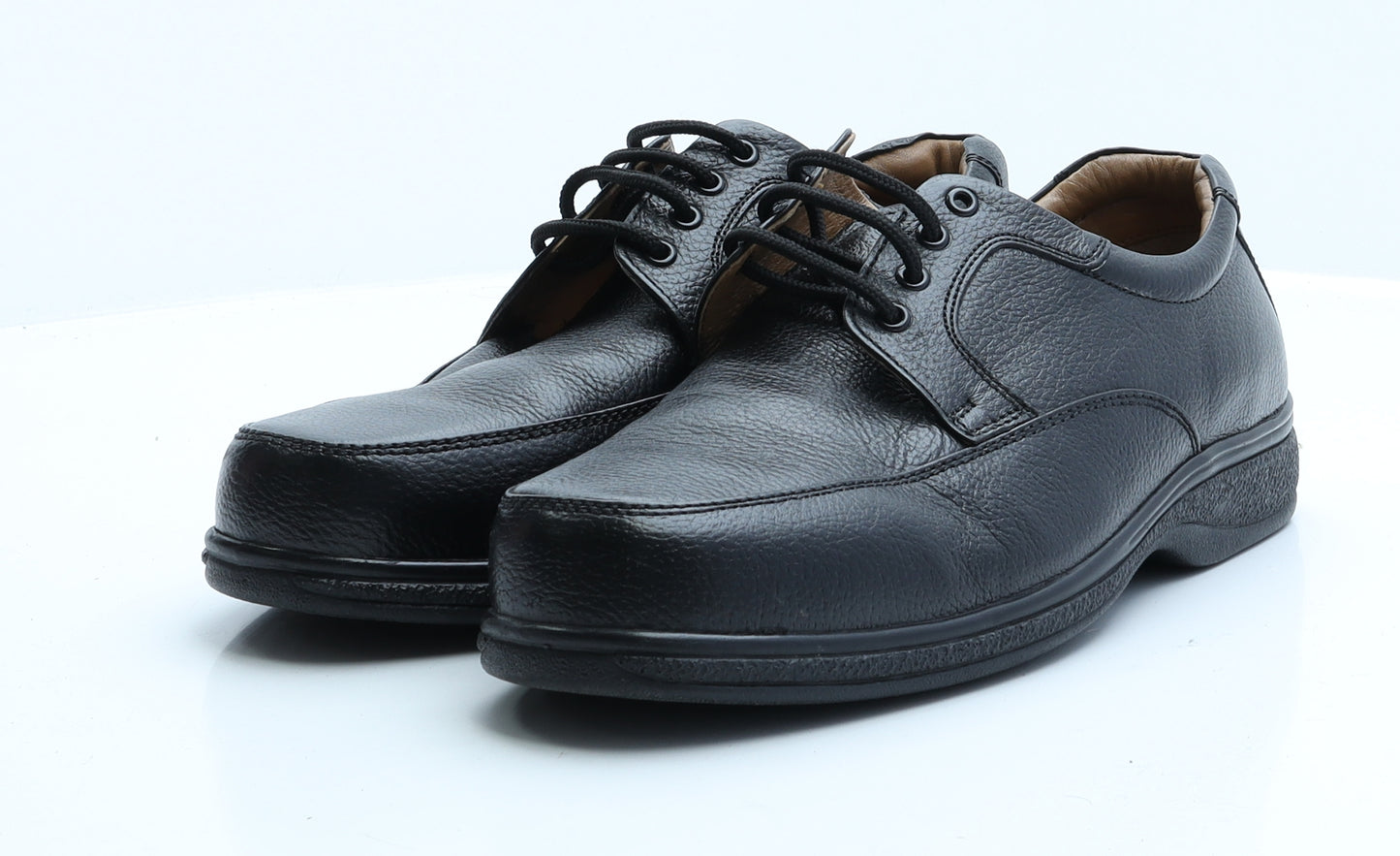 Pavers Mens Black  Faux Leather Oxford Dress 9 EUR 43