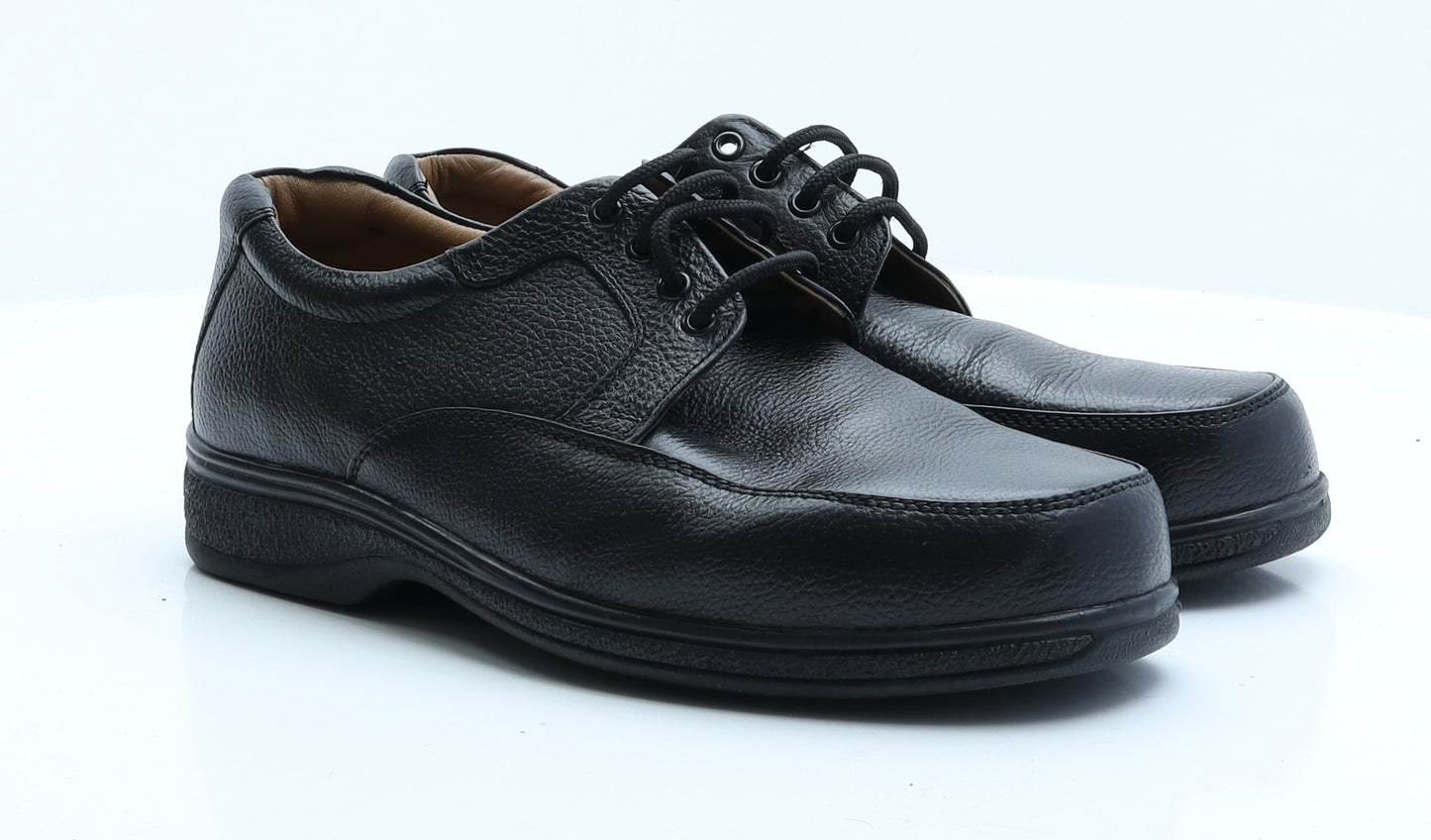 Pavers Mens Black  Faux Leather Oxford Dress 9 EUR 43