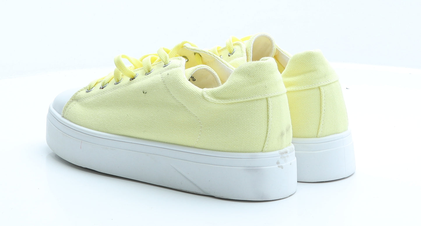 OFFICE Womens Yellow  Polyester Trainer  7 EUR 40