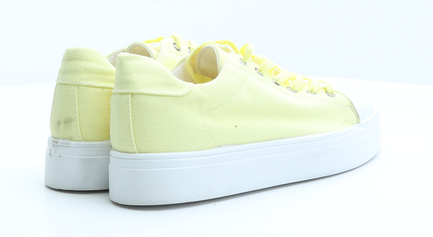 OFFICE Womens Yellow  Polyester Trainer  7 EUR 40