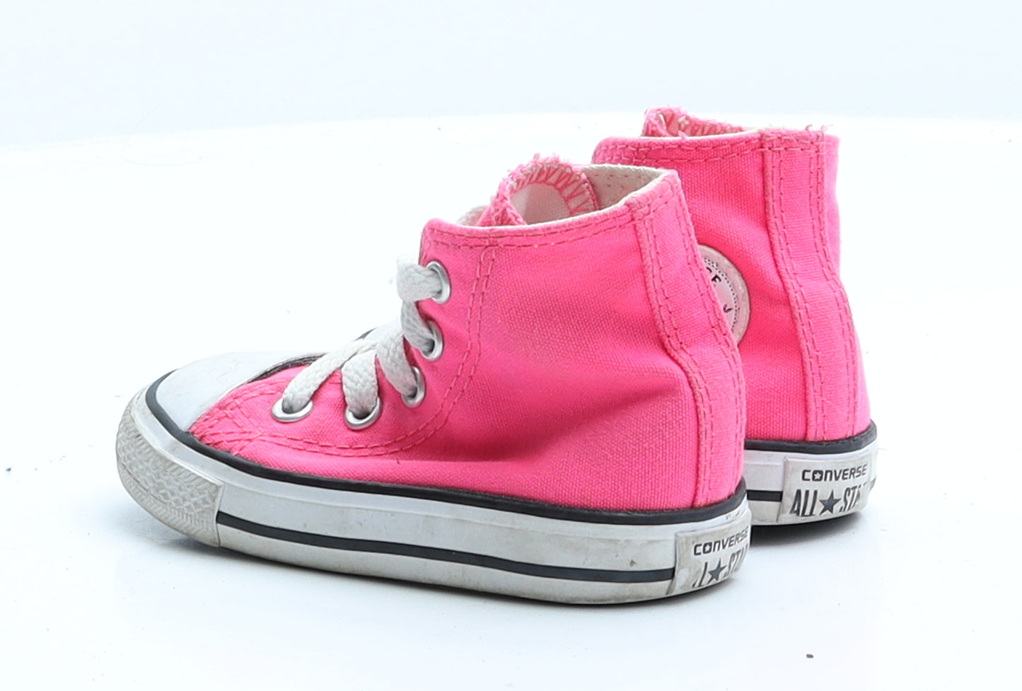 Converse Girls Pink  Polyester Flat Trainer 5 EUR 21