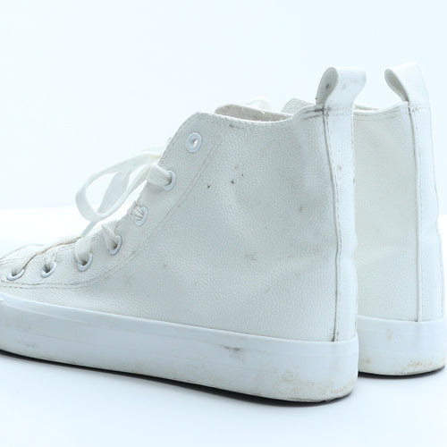 Primark Womens White  Rubber Trainer Flat 7 40