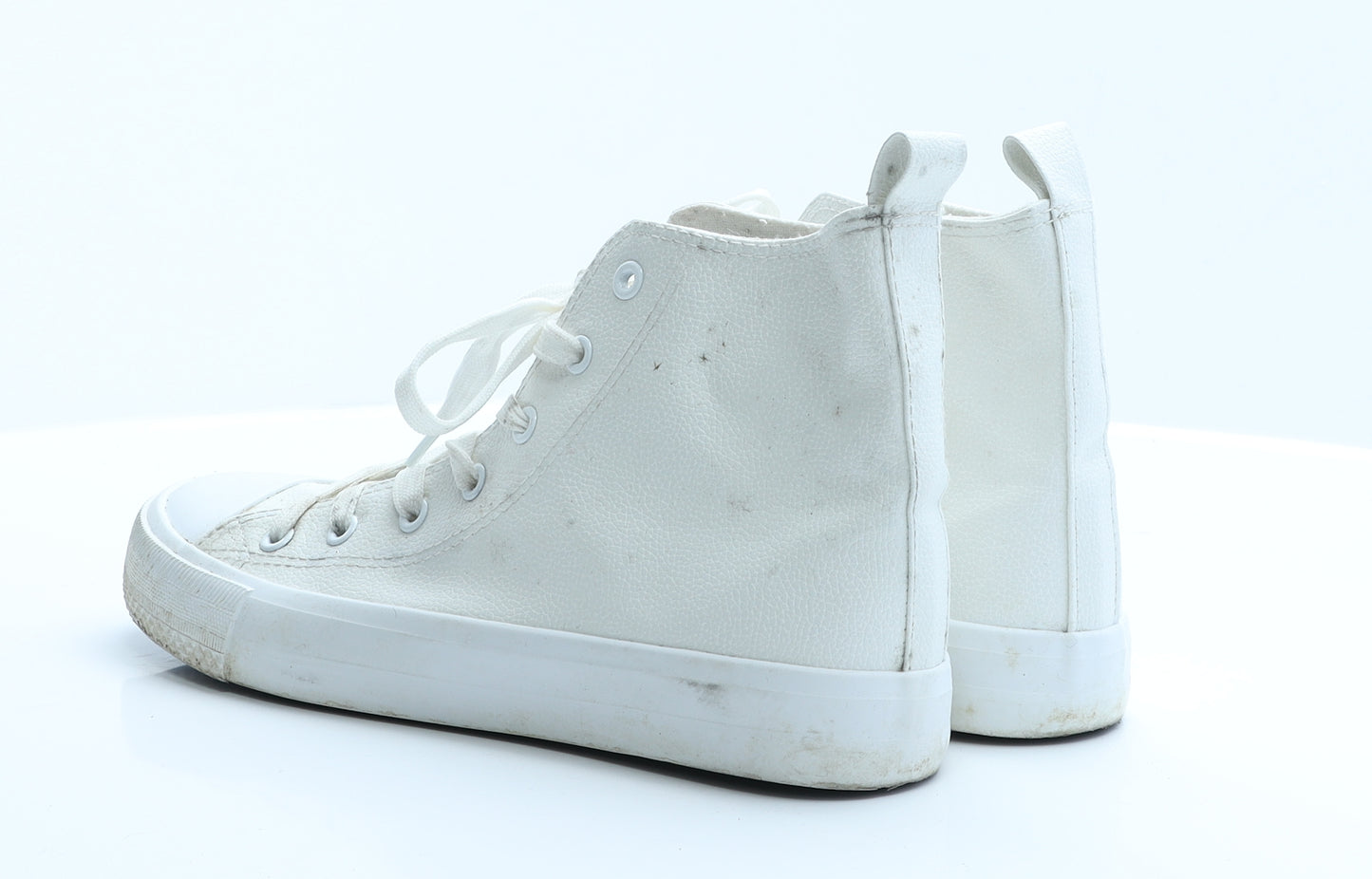 Primark Womens White  Rubber Trainer Flat 7 40