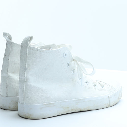 Primark Womens White  Rubber Trainer Flat 7 40