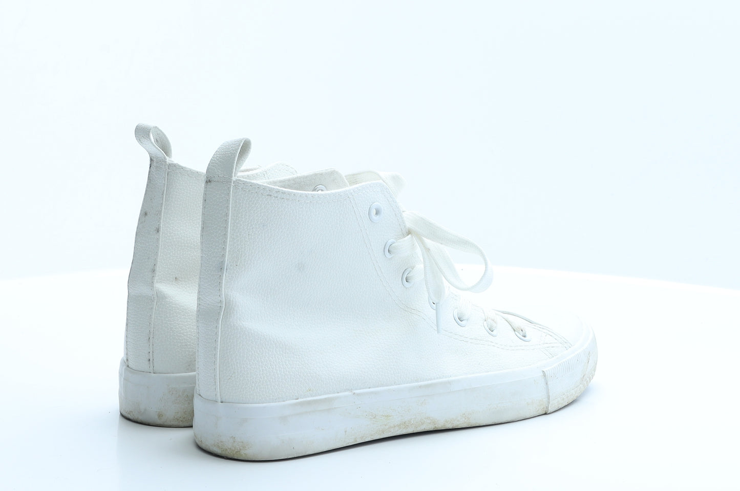 Primark Womens White  Rubber Trainer Flat 7 40