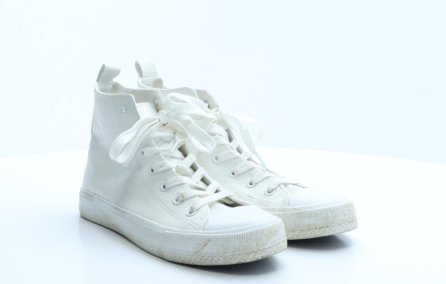 Primark Womens White  Rubber Trainer Flat 7 40