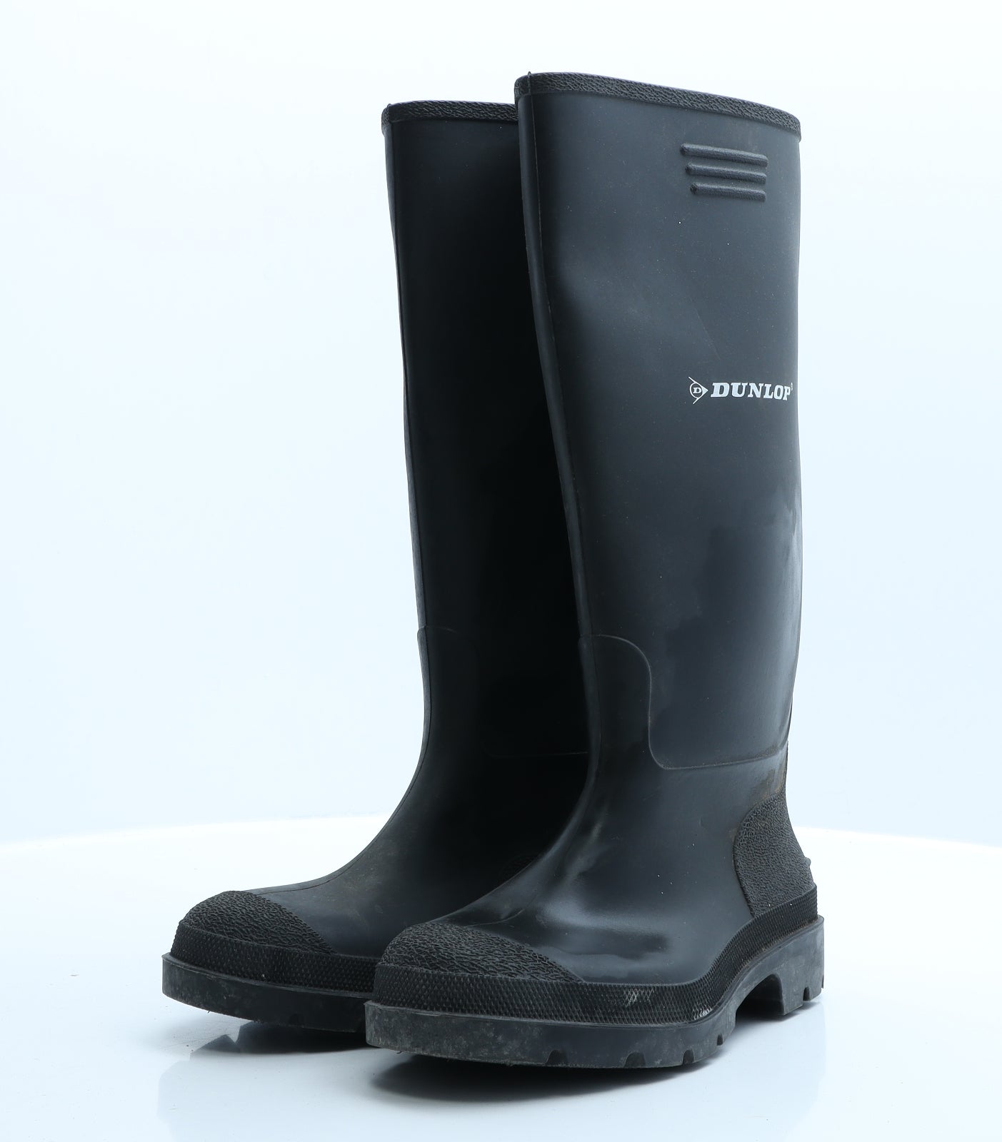 Dunlop Womens Black  Rubber Wellies Boot 6 EUR 39