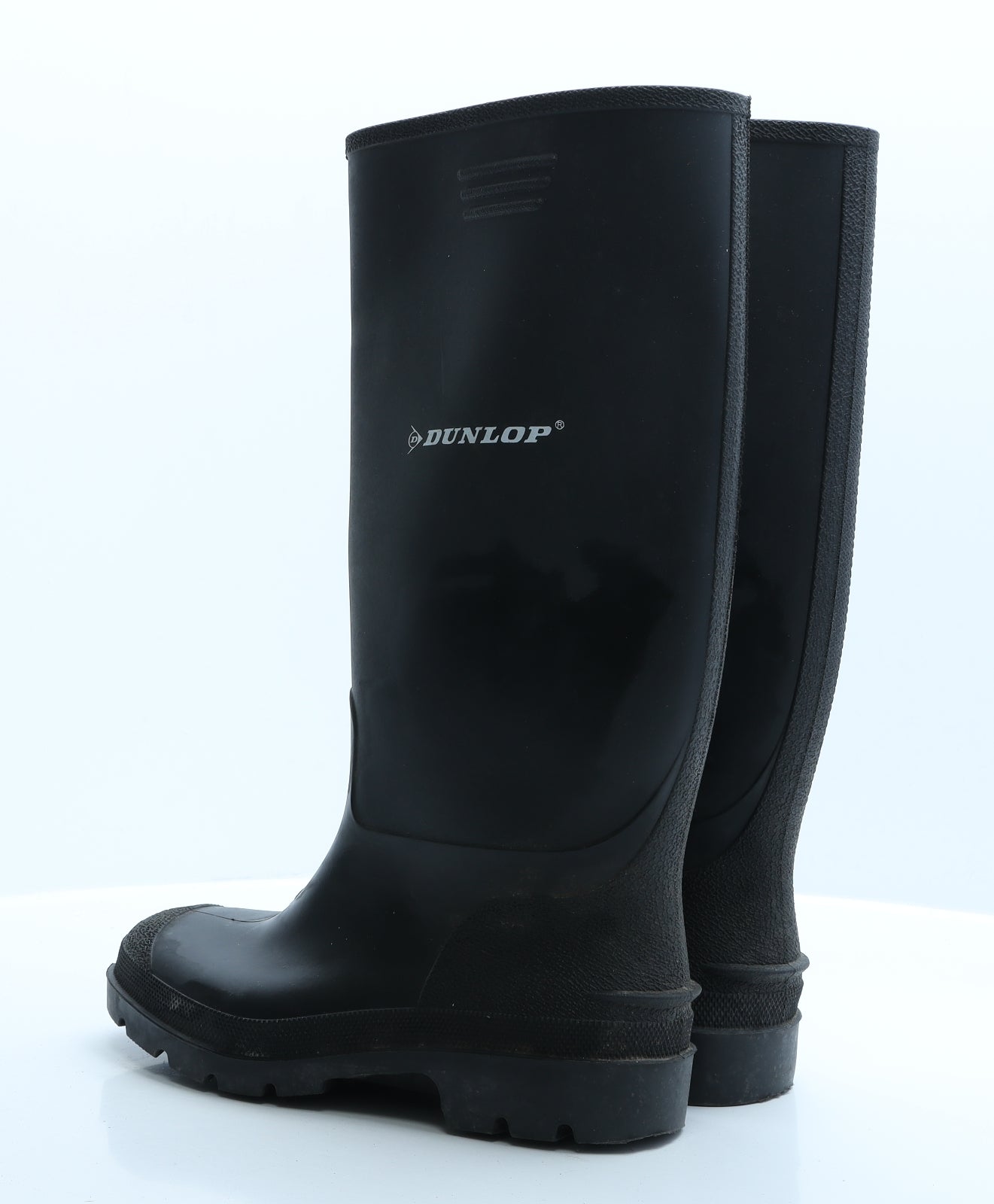 Dunlop Womens Black  Rubber Wellies Boot 6 EUR 39