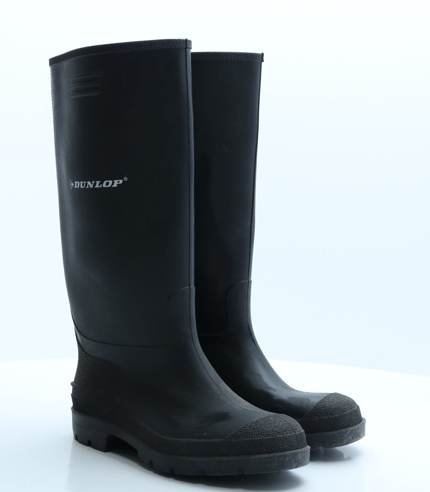 Dunlop Womens Black  Rubber Wellies Boot 6 EUR 39