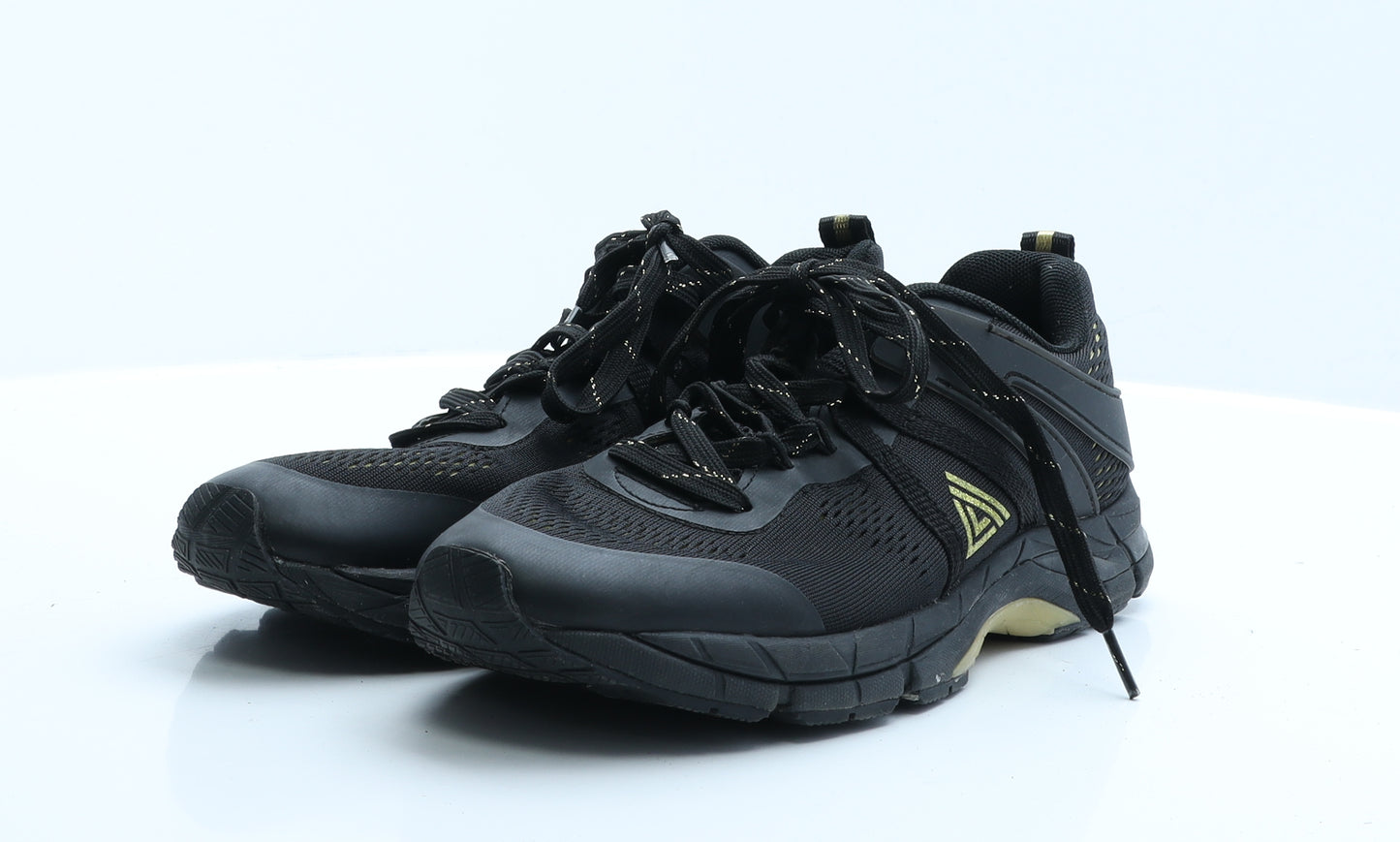 NEXT Womens Black Geometric Polyester Trainer  5 EUR 38