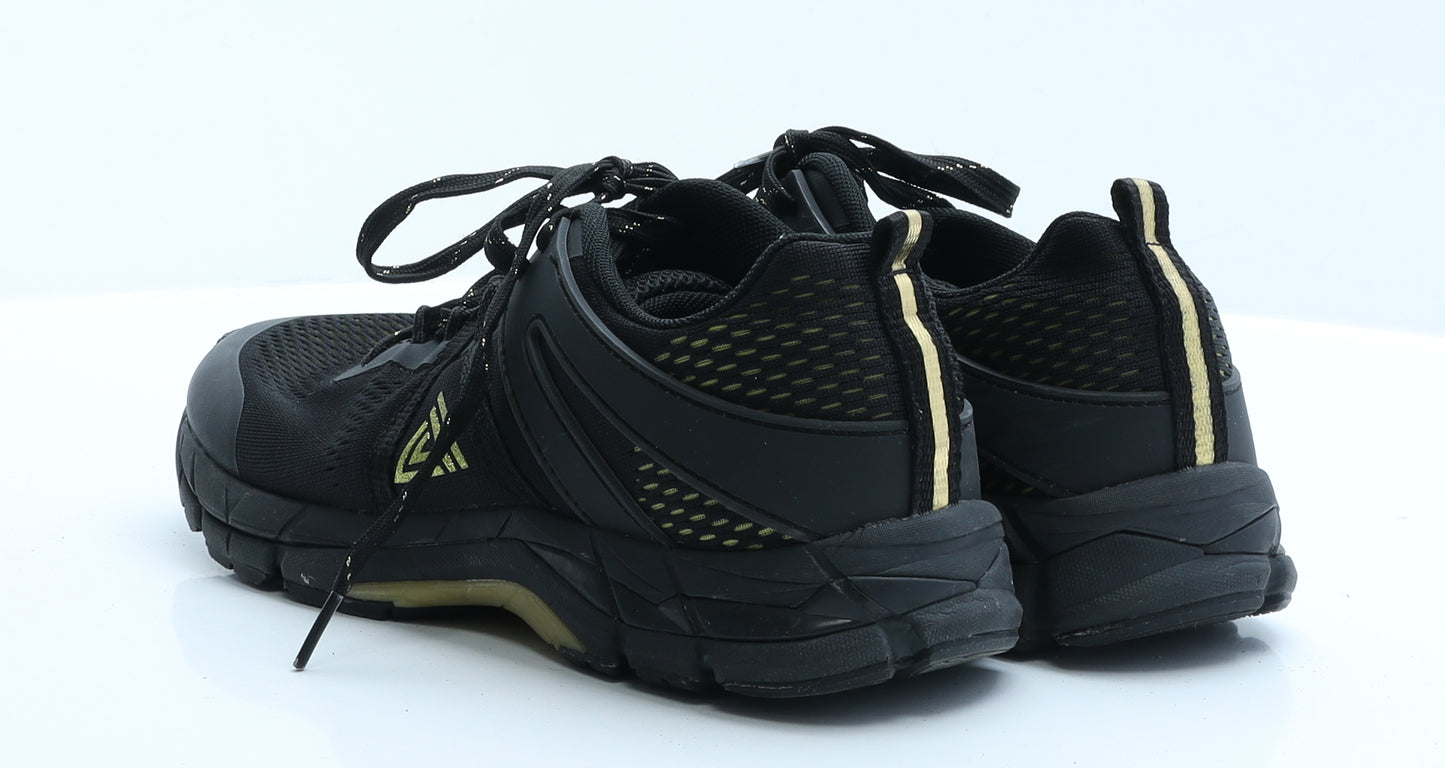 NEXT Womens Black Geometric Polyester Trainer  5 EUR 38
