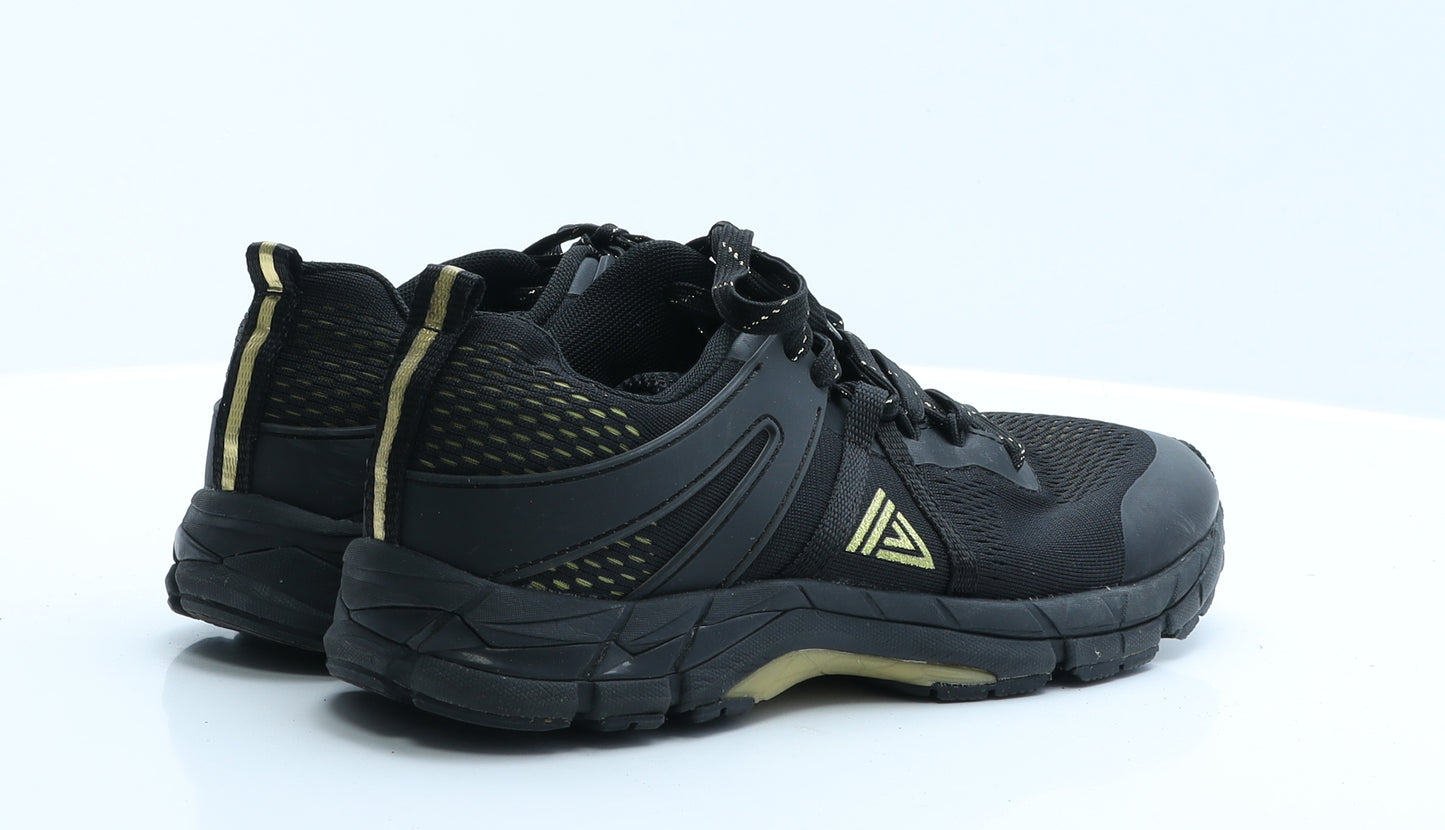 NEXT Womens Black Geometric Polyester Trainer  5 EUR 38