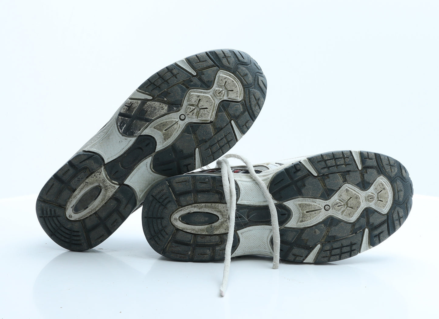 E-sports Mens White Colourblock Polyester Trainer  8
