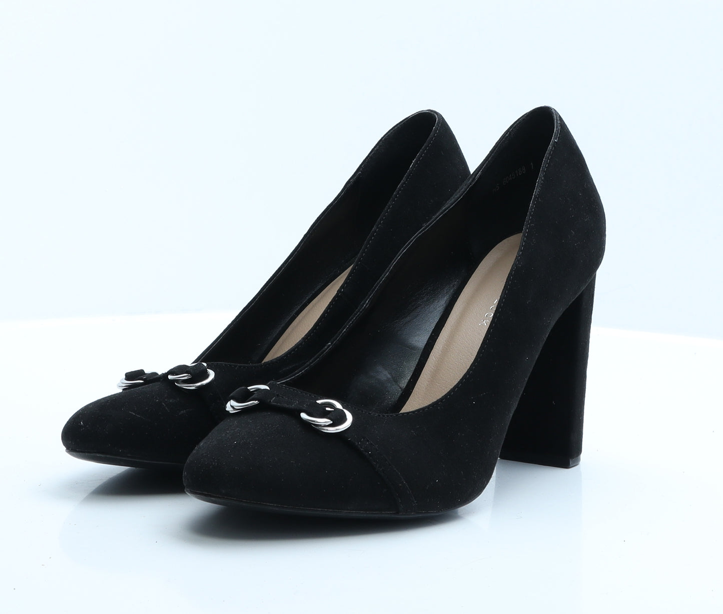 New Look Womens Black  Polyester Court Heel 9 EUR 42