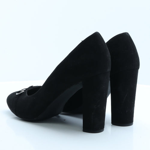 New Look Womens Black  Polyester Court Heel 9 EUR 42