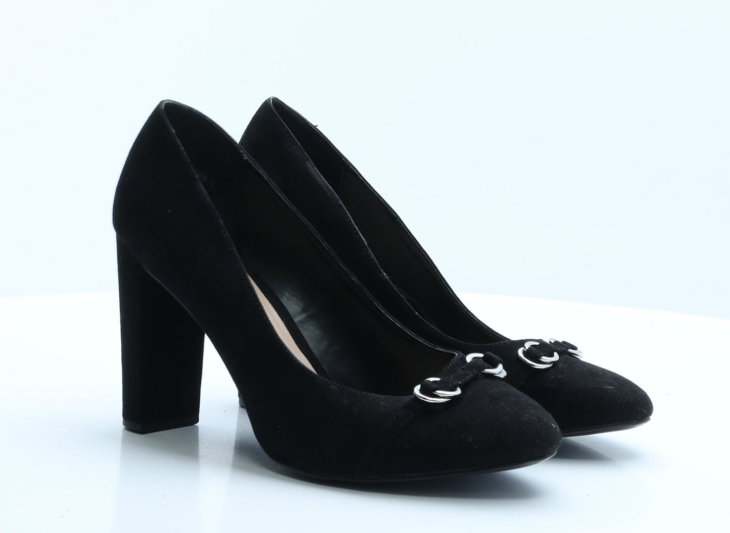 New Look Womens Black  Polyester Court Heel 9 EUR 42