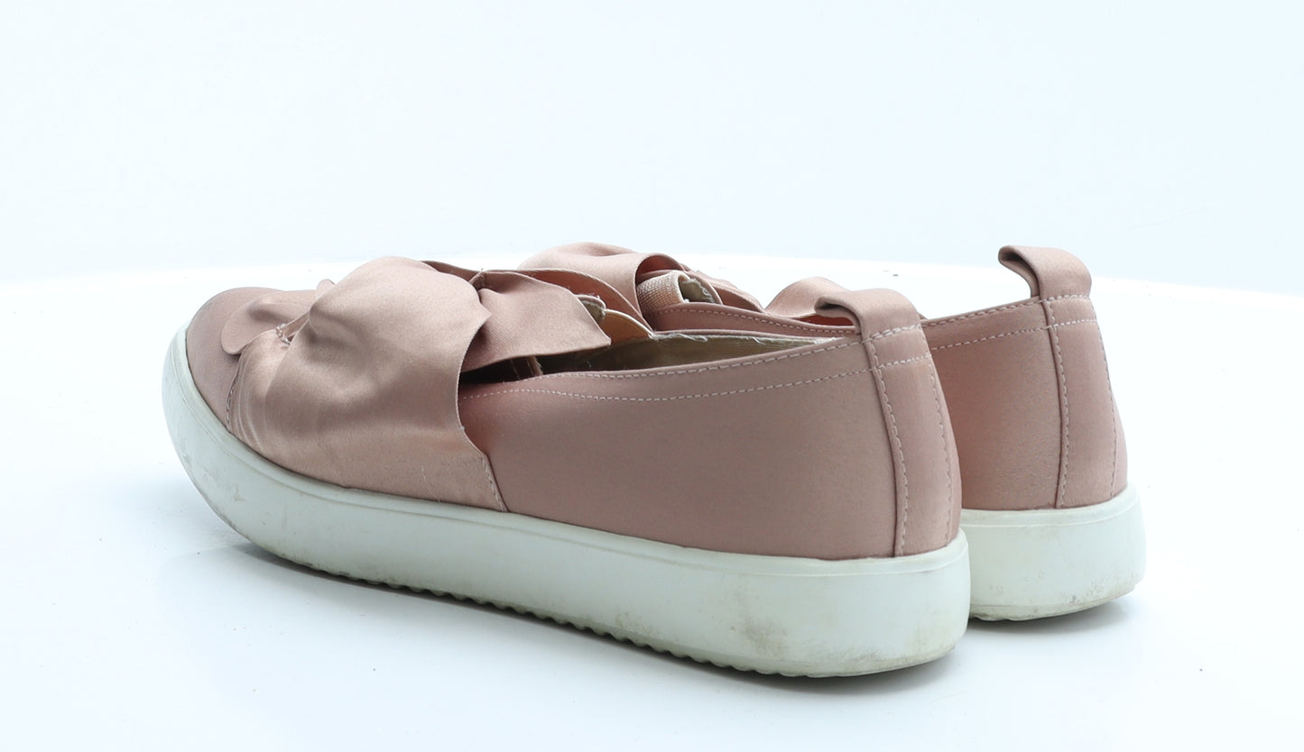 OFFICE Womens Pink  Polyester Ballet Flat 6 39