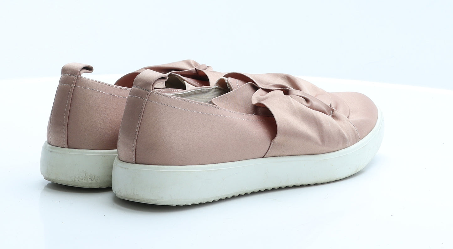 OFFICE Womens Pink  Polyester Ballet Flat 6 39